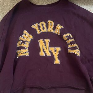 Purple New York City Sweatshirt